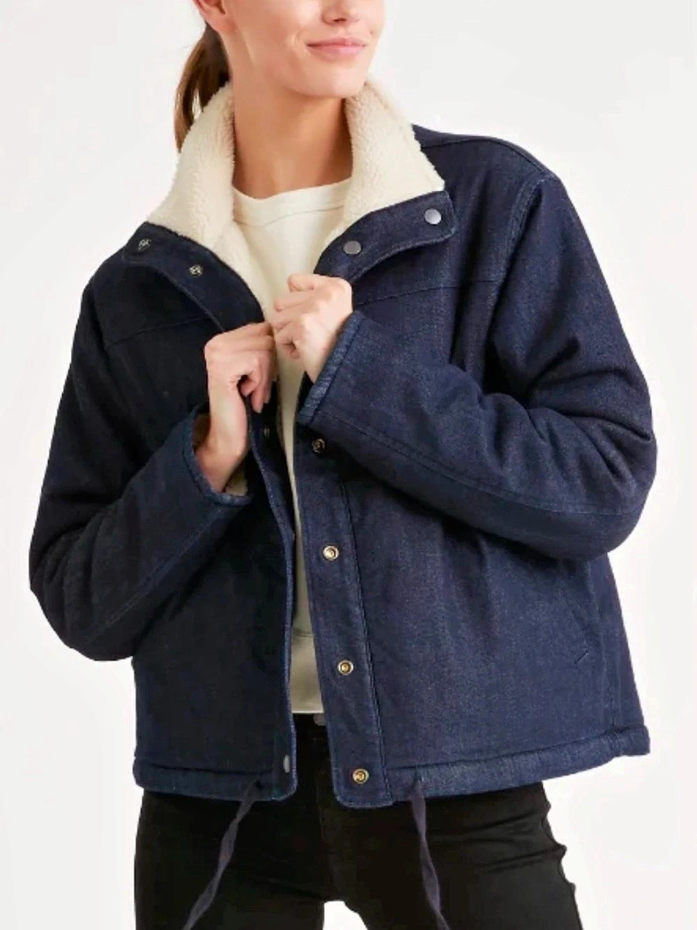 DUER PERFORMANCE DENIM REVERSIBLE JACKET RINSE